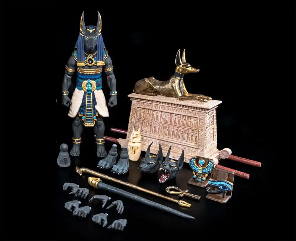 Figura Obscura Akčná figúrka Anubis Black & Blue produktová fotografia