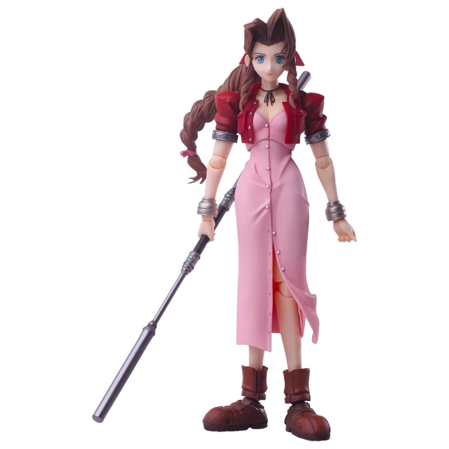Final Fantasy VII Bring Arts akčná figúrka Aerith Gainsborough Digital Plus Edition 14 cm produktová fotografia