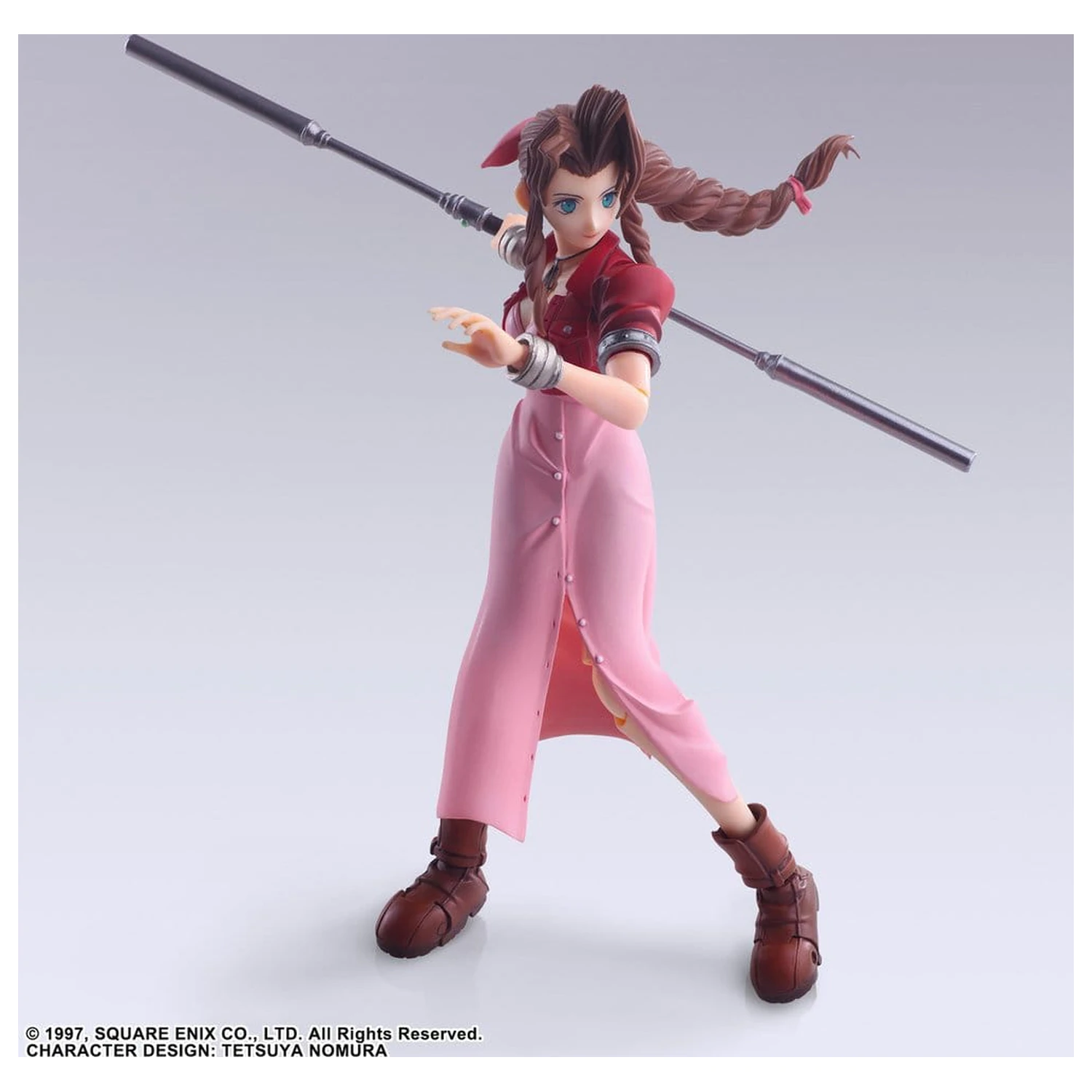 Final Fantasy VII Bring Arts akčná figúrka Aerith Gainsborough Digital Plus Edition 14 cm produktová fotografia