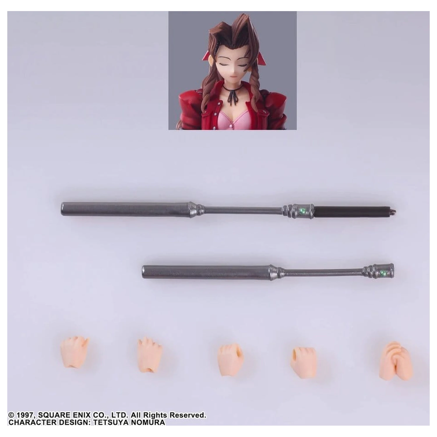 Final Fantasy VII Bring Arts akčná figúrka Aerith Gainsborough Digital Plus Edition 14 cm produktová fotografia