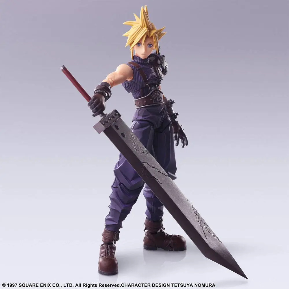 Final Fantasy VII Bring Arts Akčná figúrka Cloud Strife 15 cm termékfotó