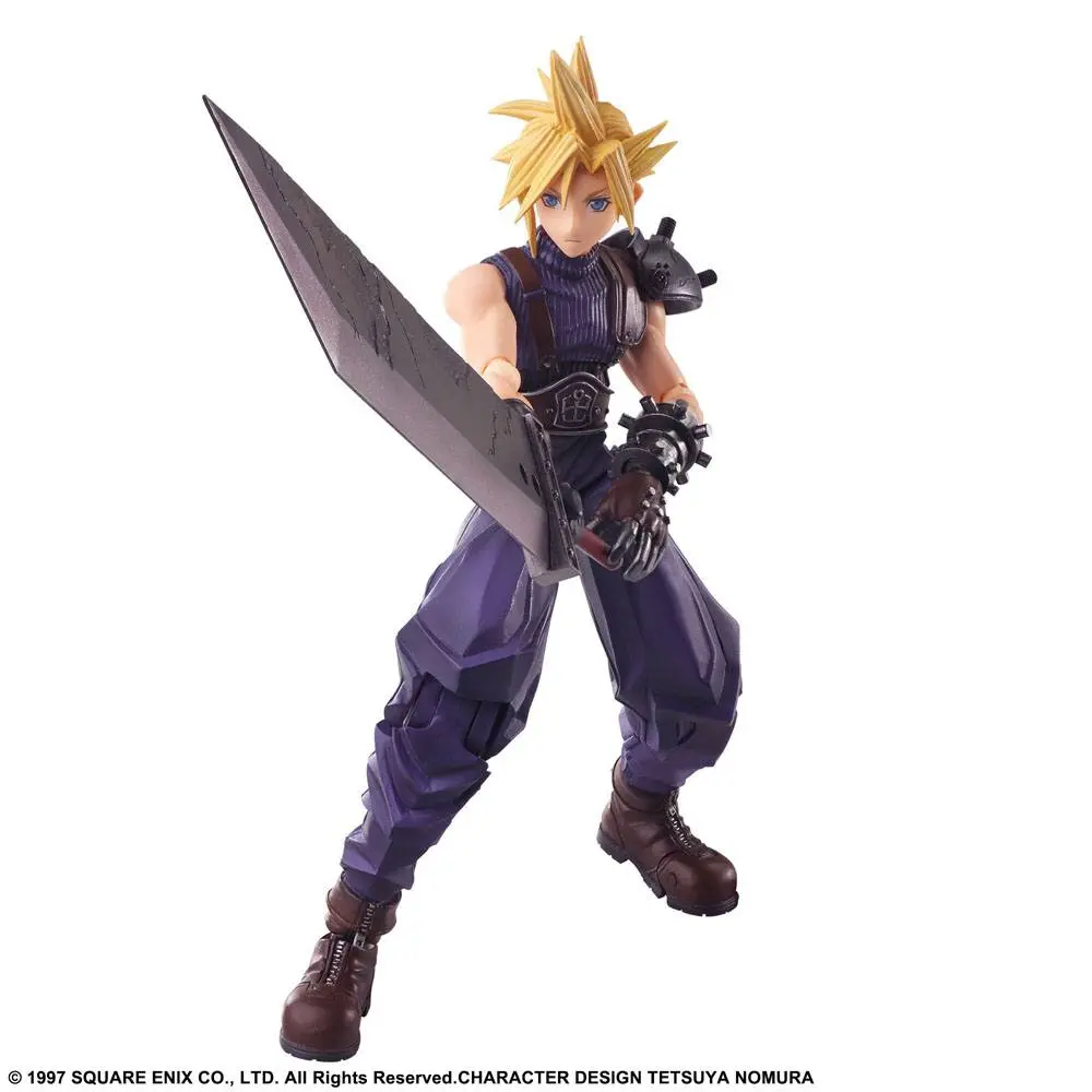 Final Fantasy VII Bring Arts Akčná figúrka Cloud Strife 15 cm termékfotó