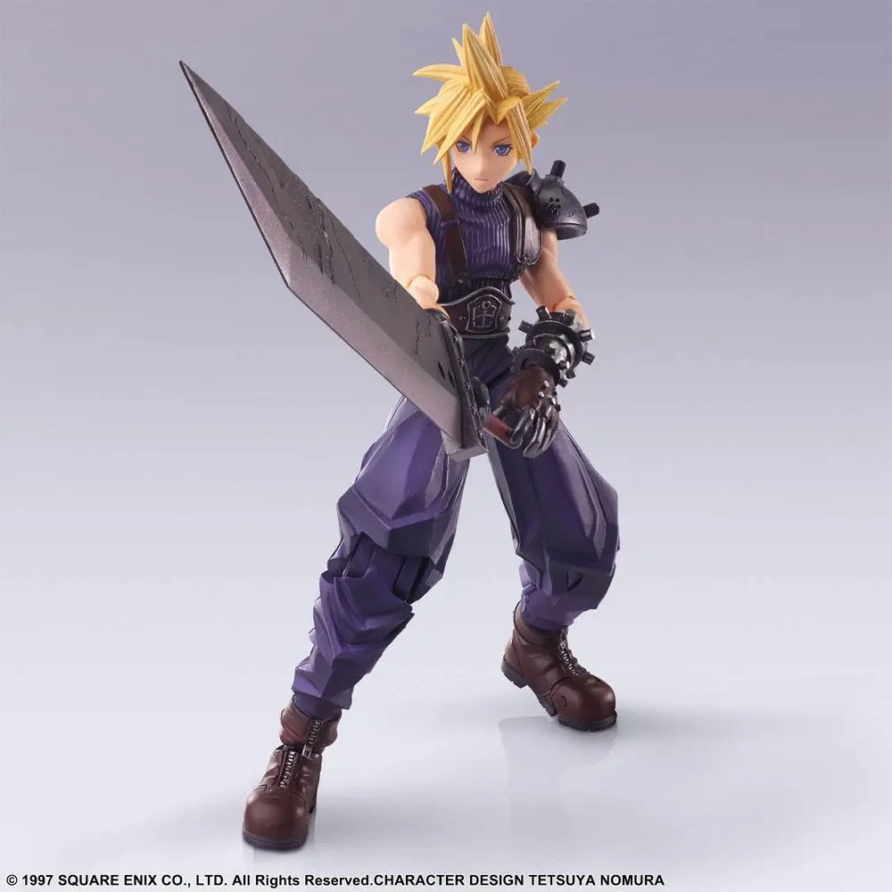 Final Fantasy VII Bring Arts Akčná figúrka Cloud Strife 15 cm termékfotó