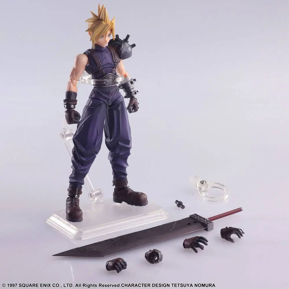 Final Fantasy VII Bring Arts Akčná figúrka Cloud Strife 15 cm termékfotó