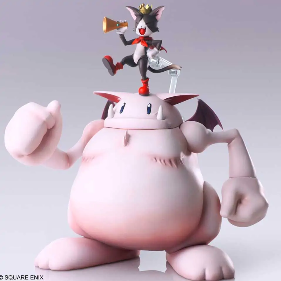 Final Fantasy VII Bring Cait Sith & Fat Moogle 15 cm termékfotó