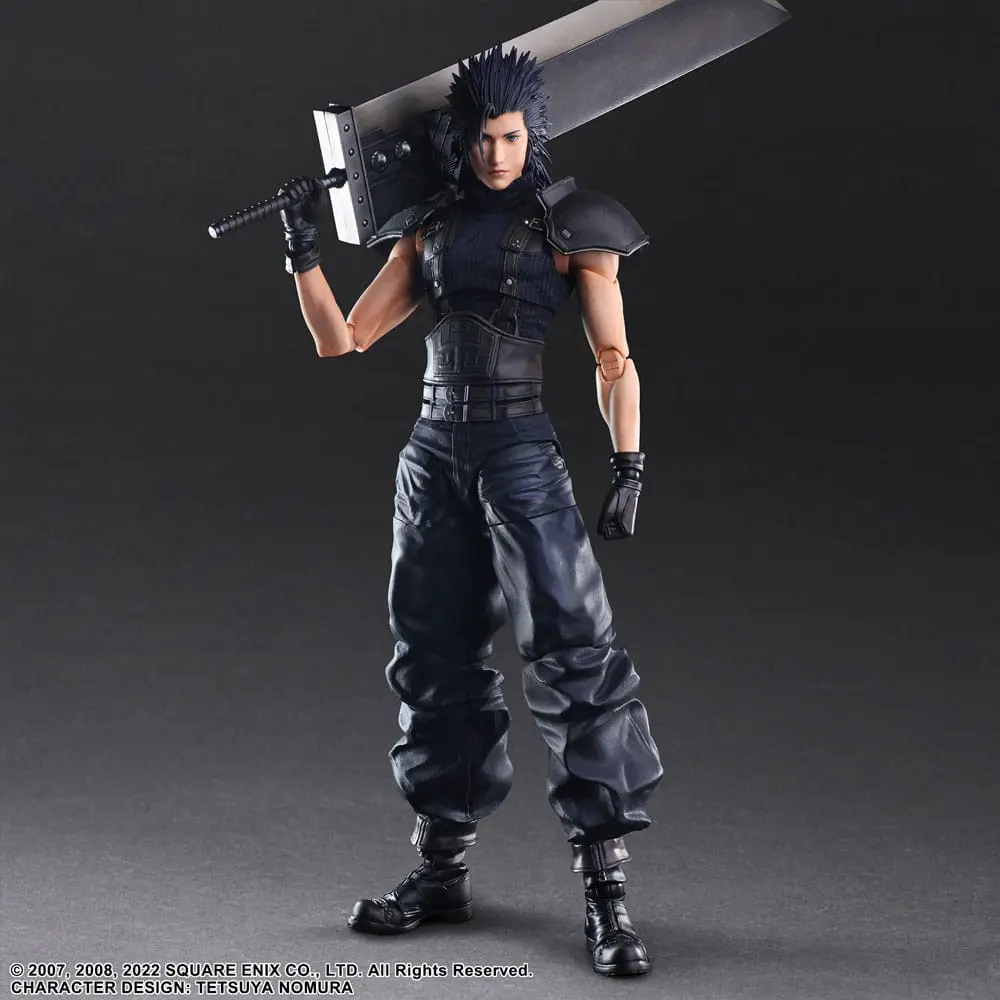 Final Fantasy VII Crisis Core Reunion Play Arts Kai akčná figúrka Zack Fair Soldier 1St Class 27 cm termékfotó