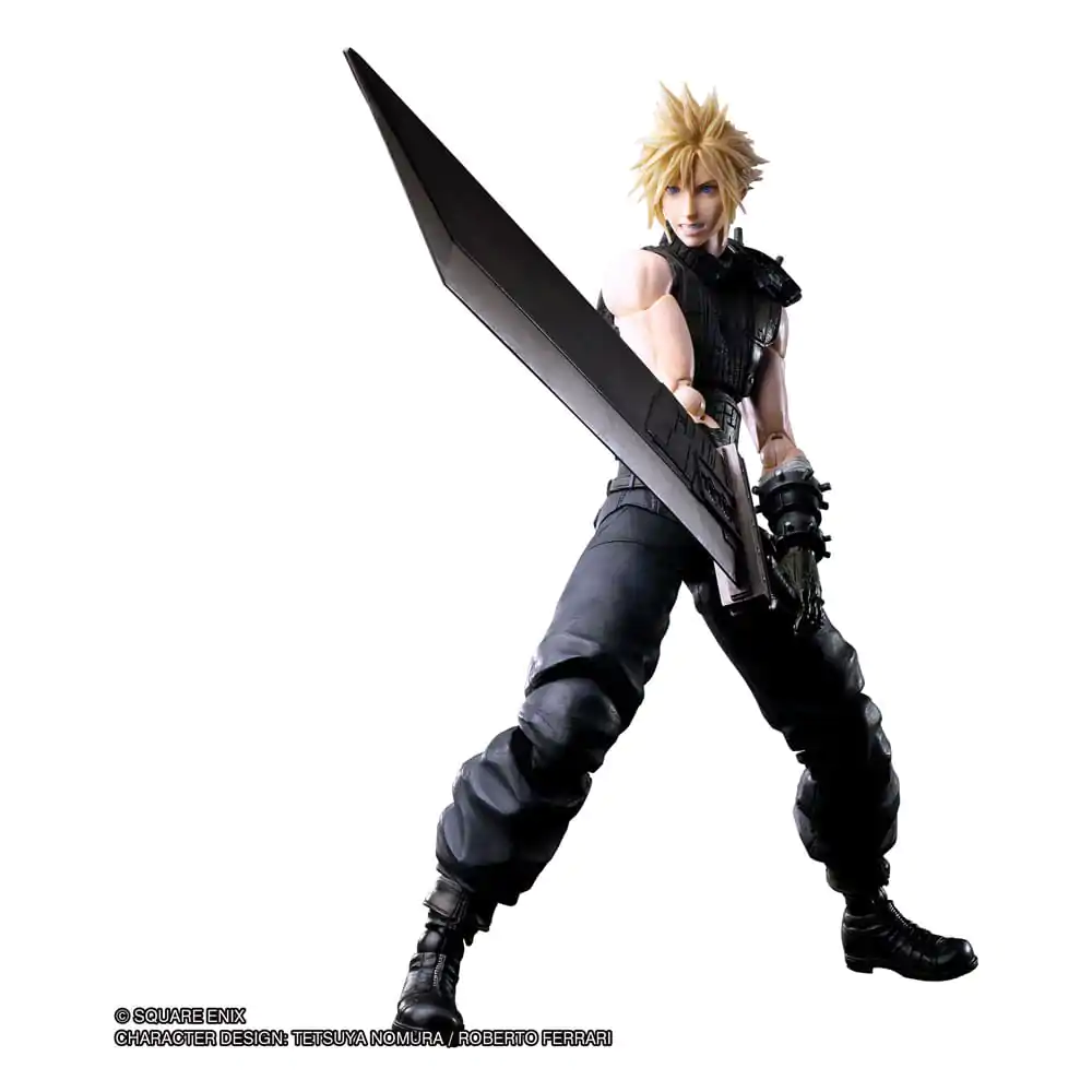 Final Fantasy VII Play Arts Kai Akčná Figúrka Cloud Strife 27 cm produktová fotografia