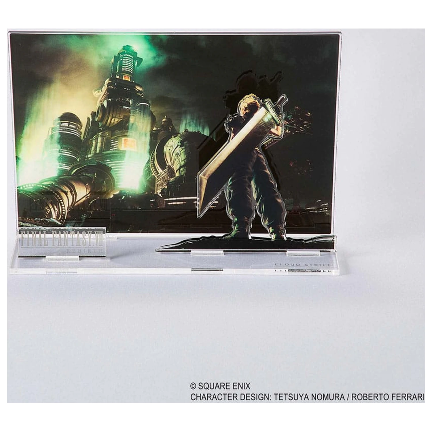 Final Fantasy VII Rebirth akrylová dioráma Cloud Key Art produktová fotografia