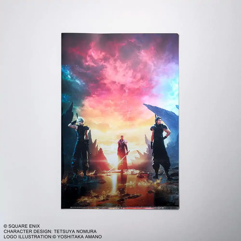 Final Fantasy VII Rebirth sada 2 priehľadných obalov na dokumenty produktová fotografia