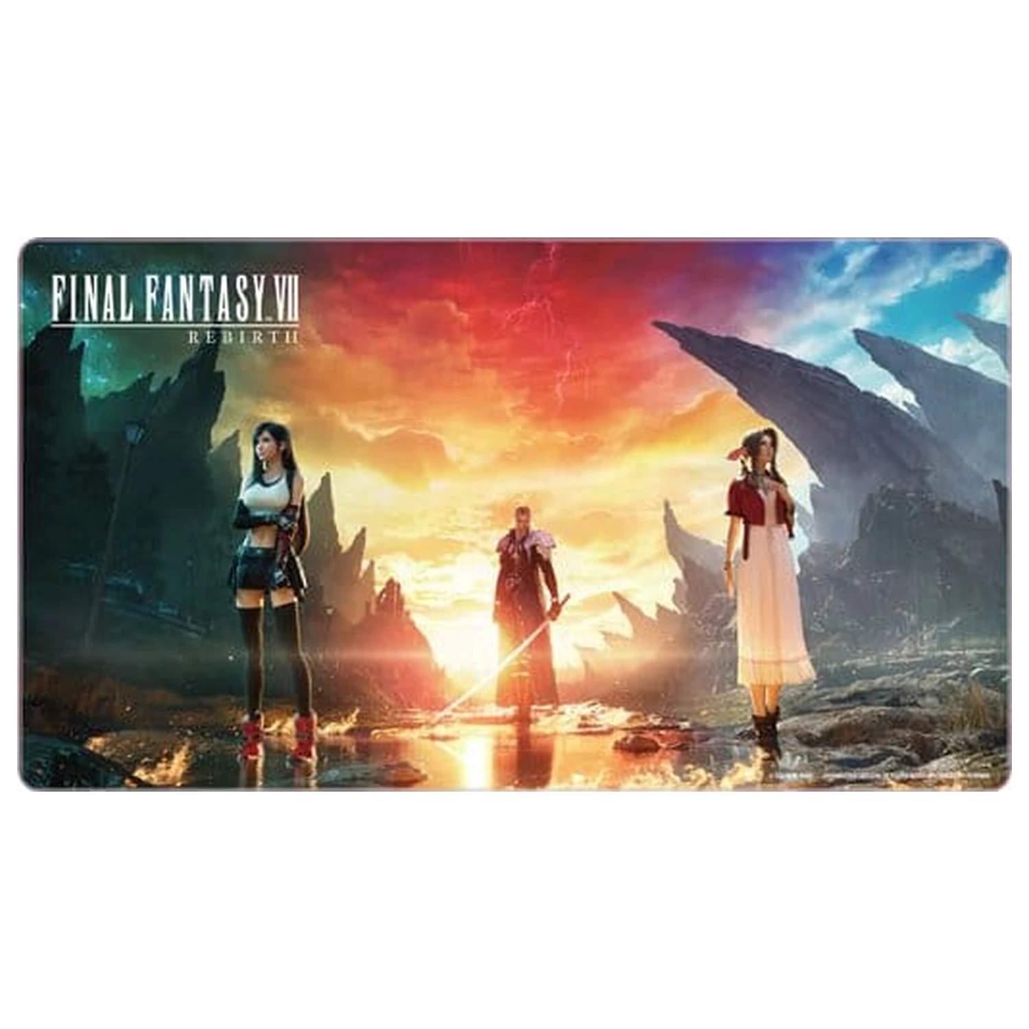 Final Fantasy VII Rebirth podložka na hranie Key Art 61 x 34 cm produktová fotografia