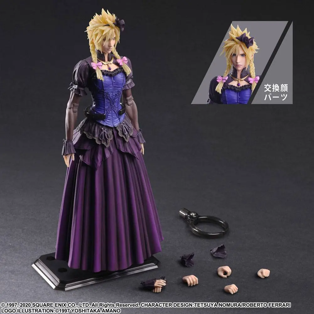 Final Fantasy VII Remake Play Arts Kai Akčná figúrka Cloud Strife Dress Ver. 28 cm produktová fotografia