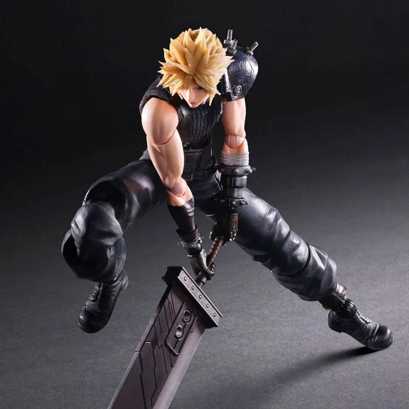 Final Fantasy VII Remake Play Arts Kai Akčná figúrka Cloud Strife 2. ver. 27 cm termékfotó