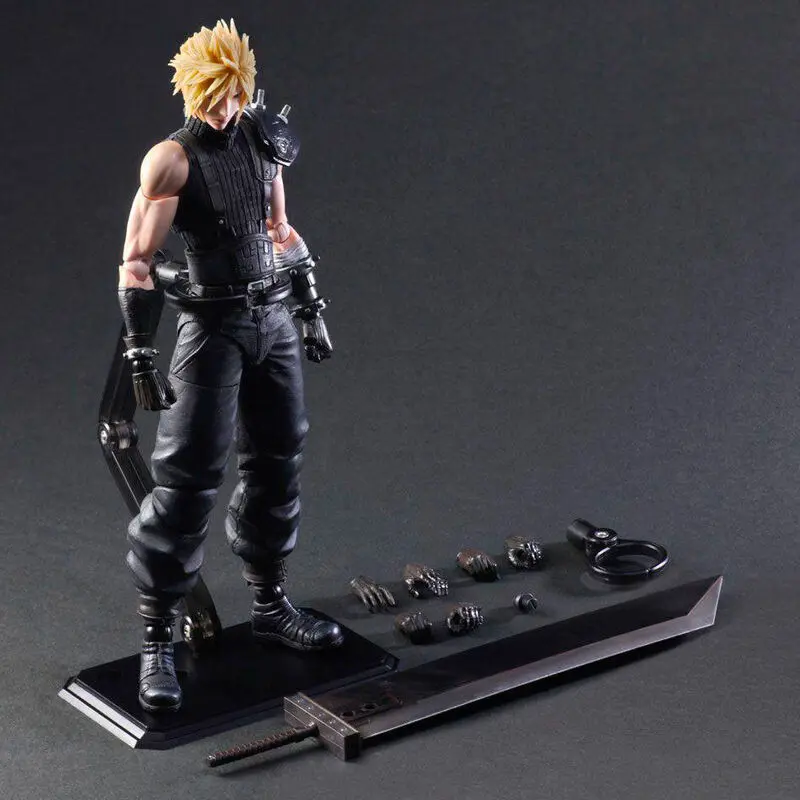 Final Fantasy VII Remake Play Arts Kai Akčná figúrka Cloud Strife 2. ver. 27 cm termékfotó