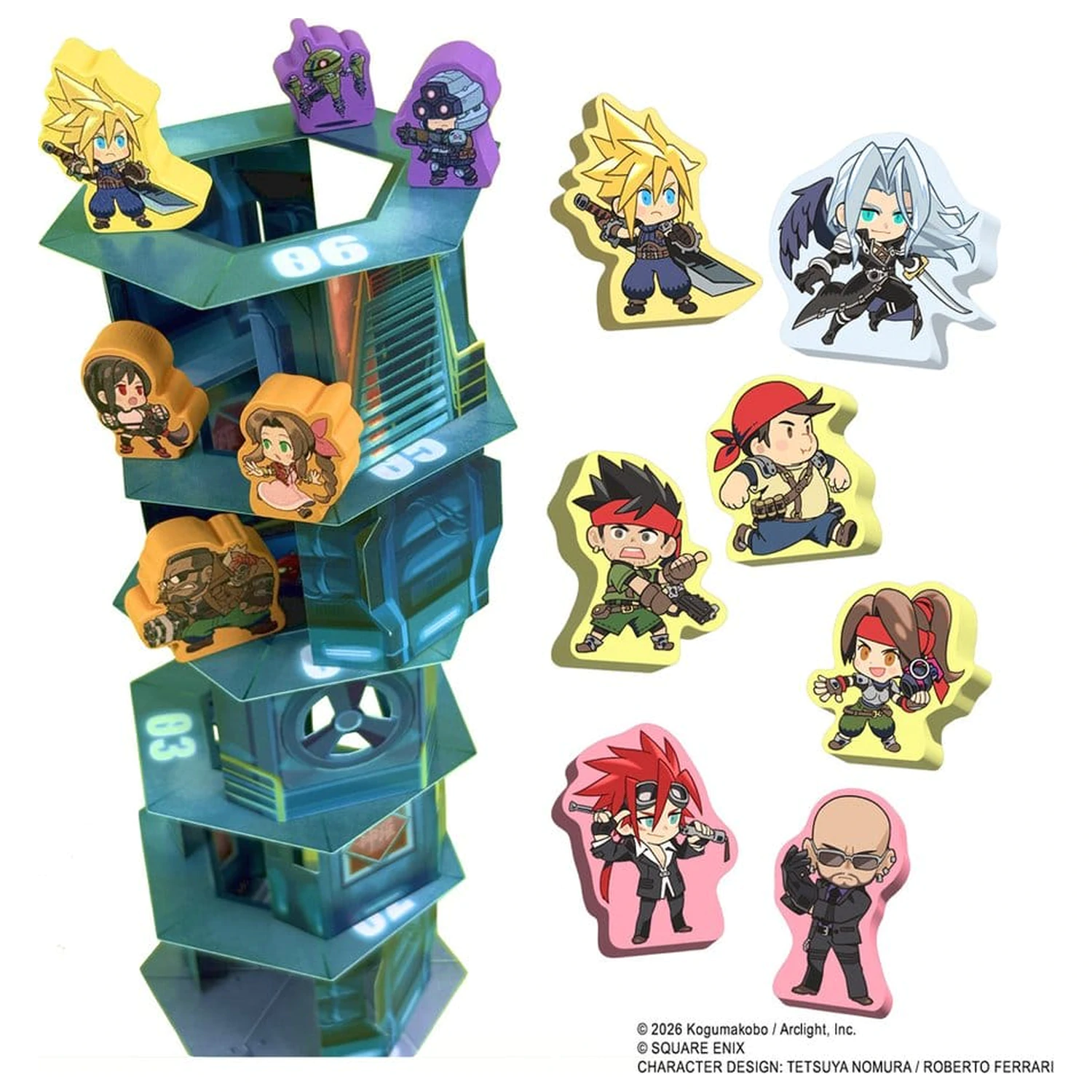 Final Fantasy VII Board Game Ascend The Shinra Tower produktová fotografia