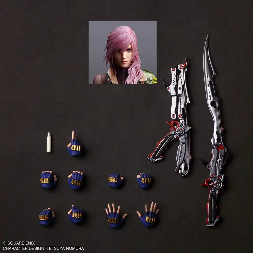 Final Fantasy XV Play Arts Shin Akčná figúrka Lightning 26 cm produktová fotografia