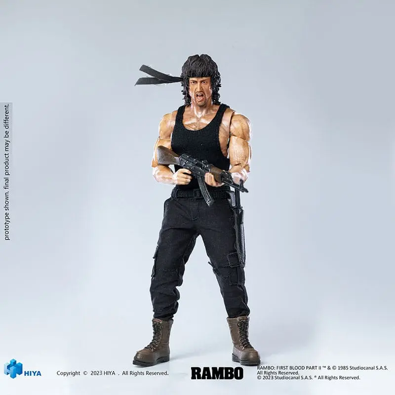 First Blood II Exquisite Super Series Akčná figúrka 1/12 First Blood II John Rambo 16 cm termékfotó