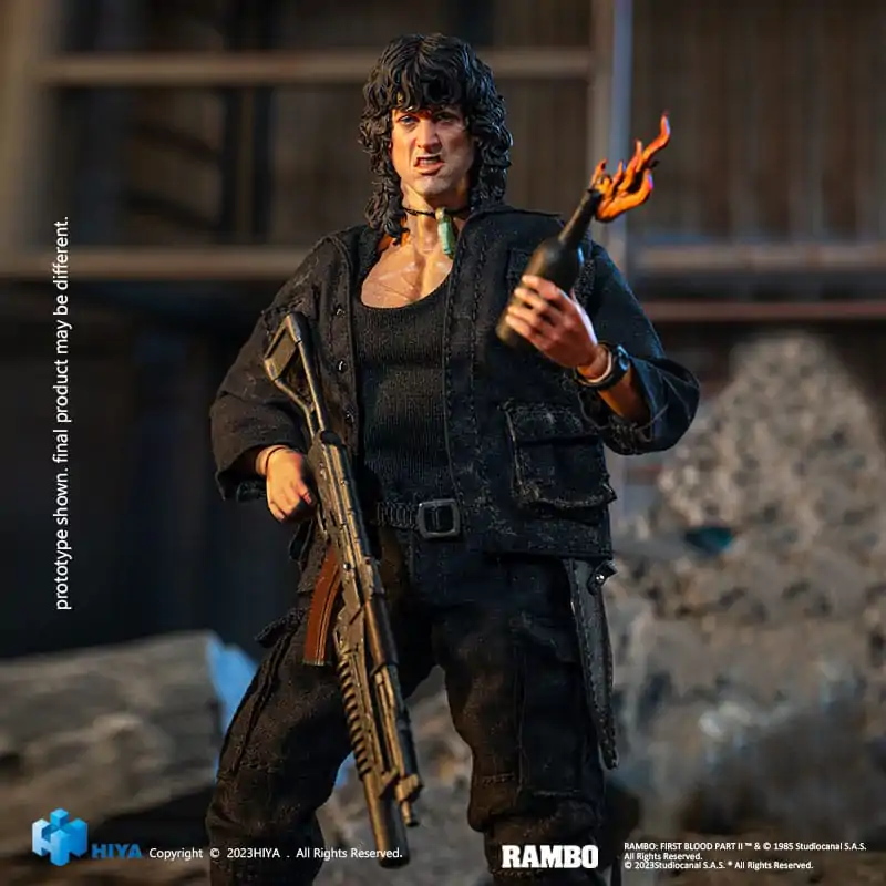 First Blood II Exquisite Super Series Akčná figúrka 1/12 First Blood III John Rambo 16 cm produktová fotografia
