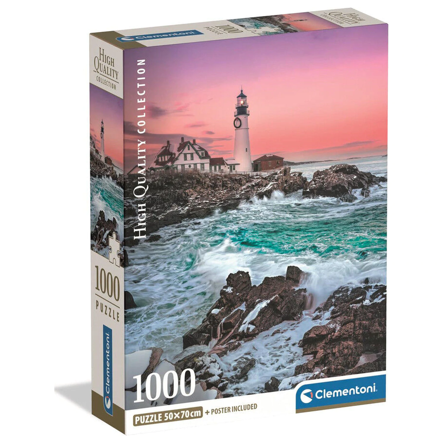 First Snow At Portland Head puzzle 1000 ks produktová fotografia