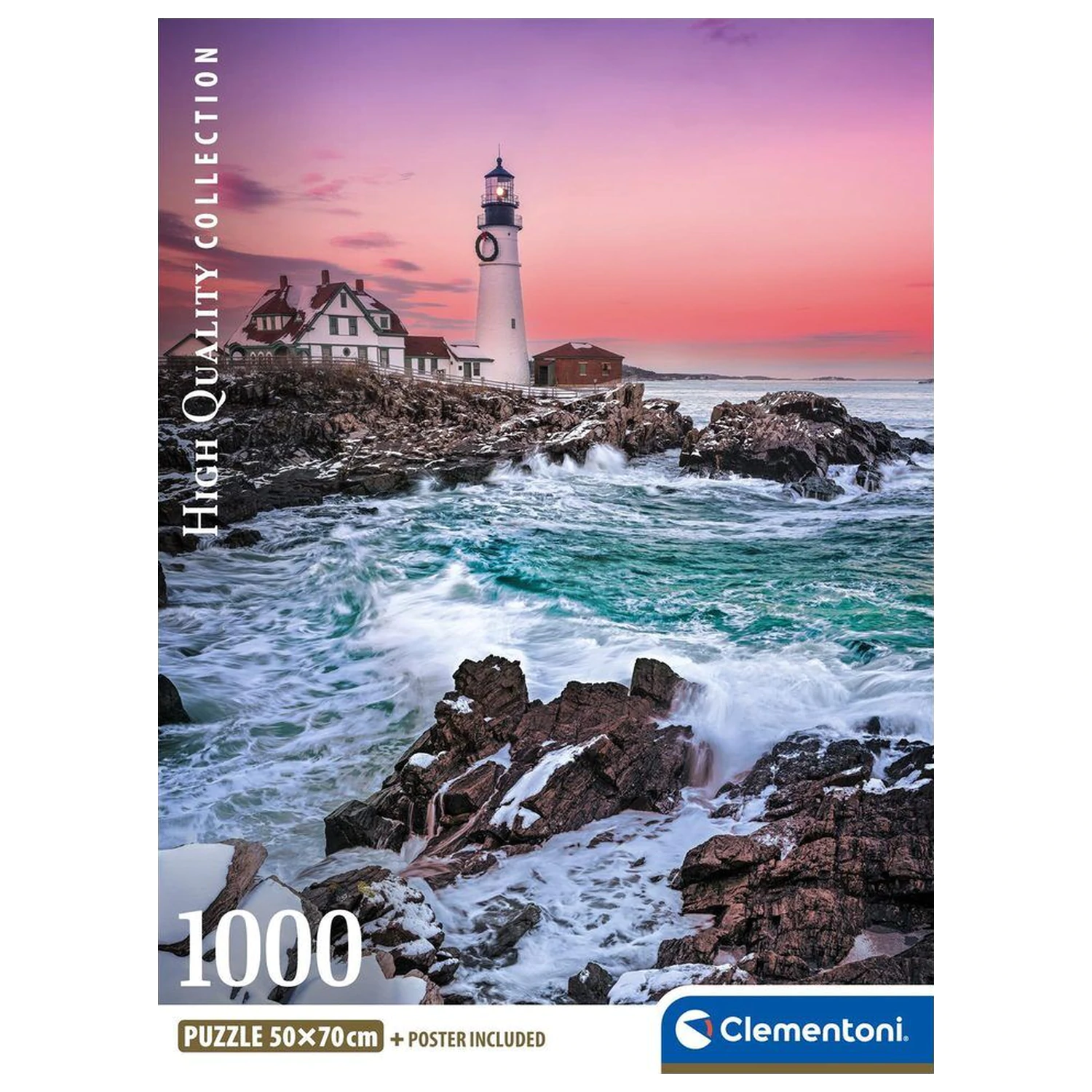 First Snow At Portland Head puzzle 1000 ks produktová fotografia