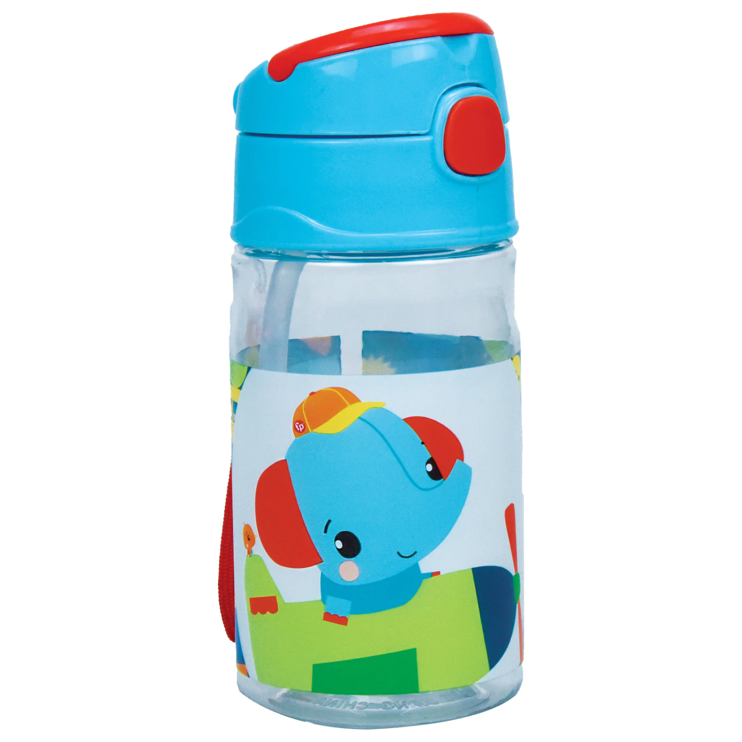 Fisher-Price Animals Fly plastová fľaša so slamkou s klipom 350 ml produktová fotografia