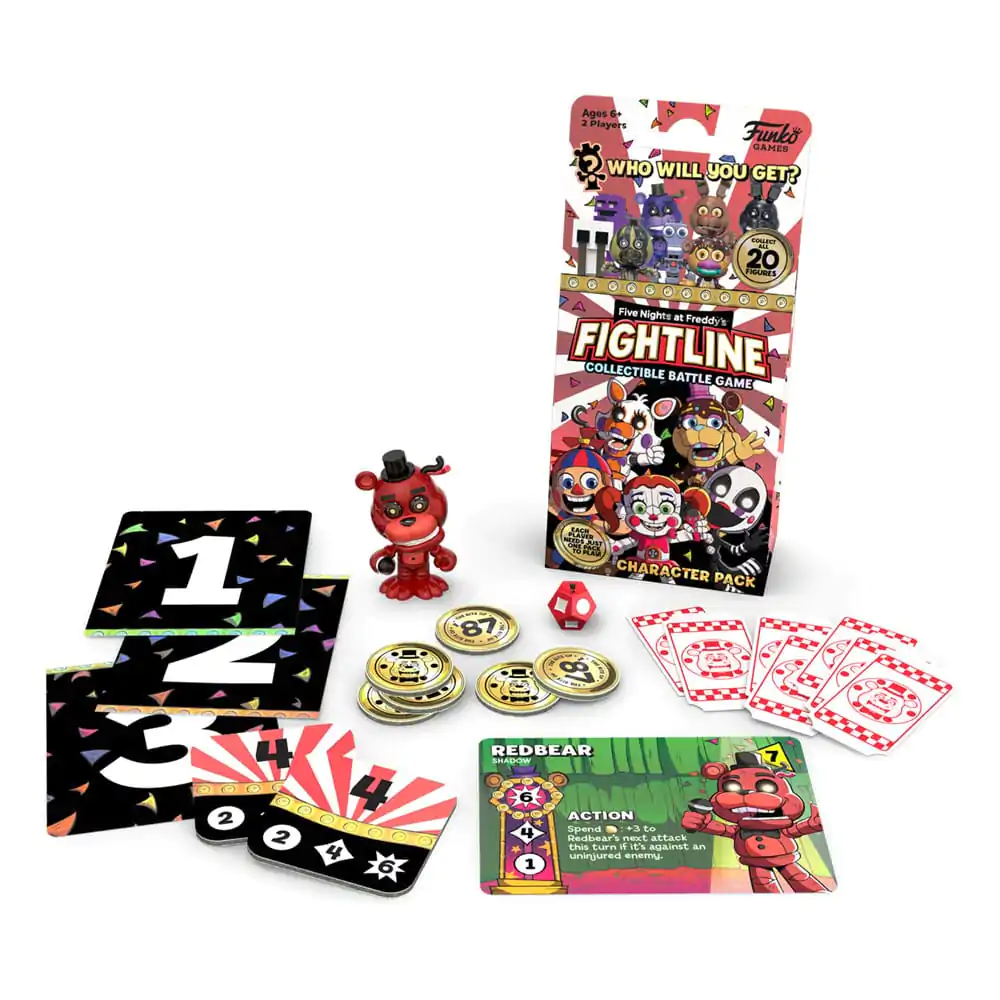 Five Nights at Freddy's Collectable Battle Game kartová hra - rozširujúci balíček Fightline produktová fotografia