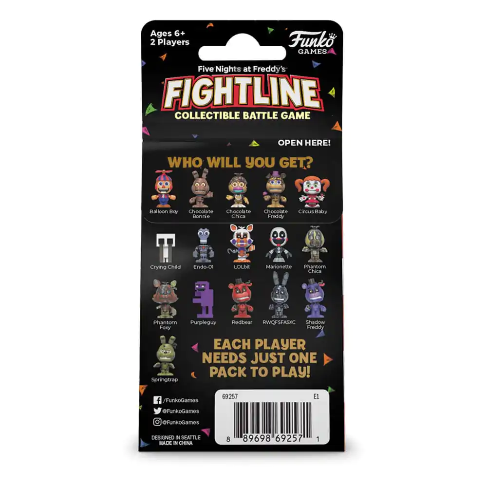 Five Nights at Freddy's Collectable Battle Game kartová hra - rozširujúci balíček Fightline produktová fotografia