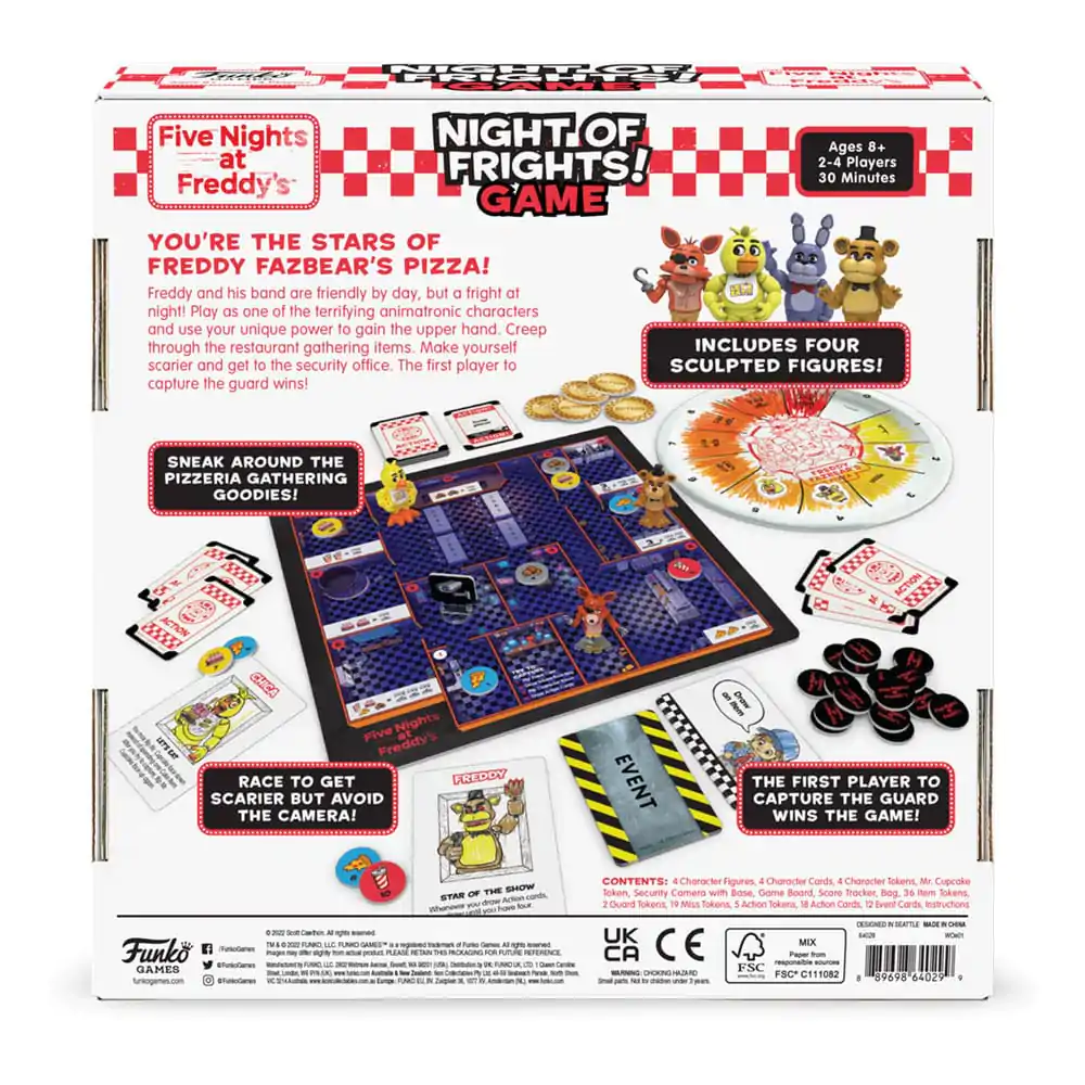 Five Nights at Freddy's Board Game Night of Frights - Stolová hra produktová fotografia