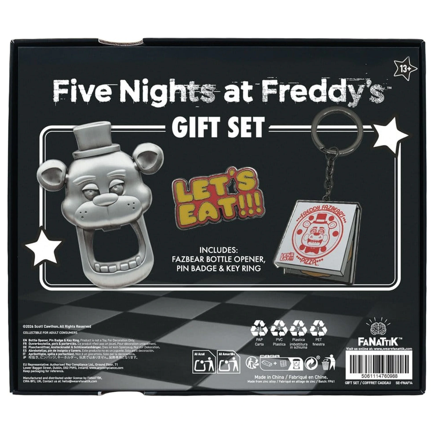 Five Nights at Freddy's darčeková súprava produktová fotografia