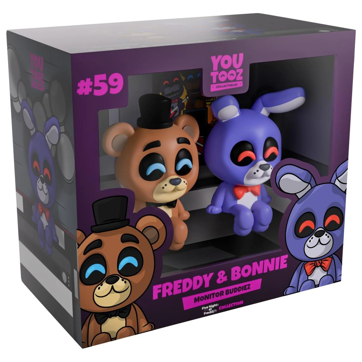 Five Nights at Freddy's Freddy & Bonnie Monitor Buddiez figúrky 6 cm produktová fotografia