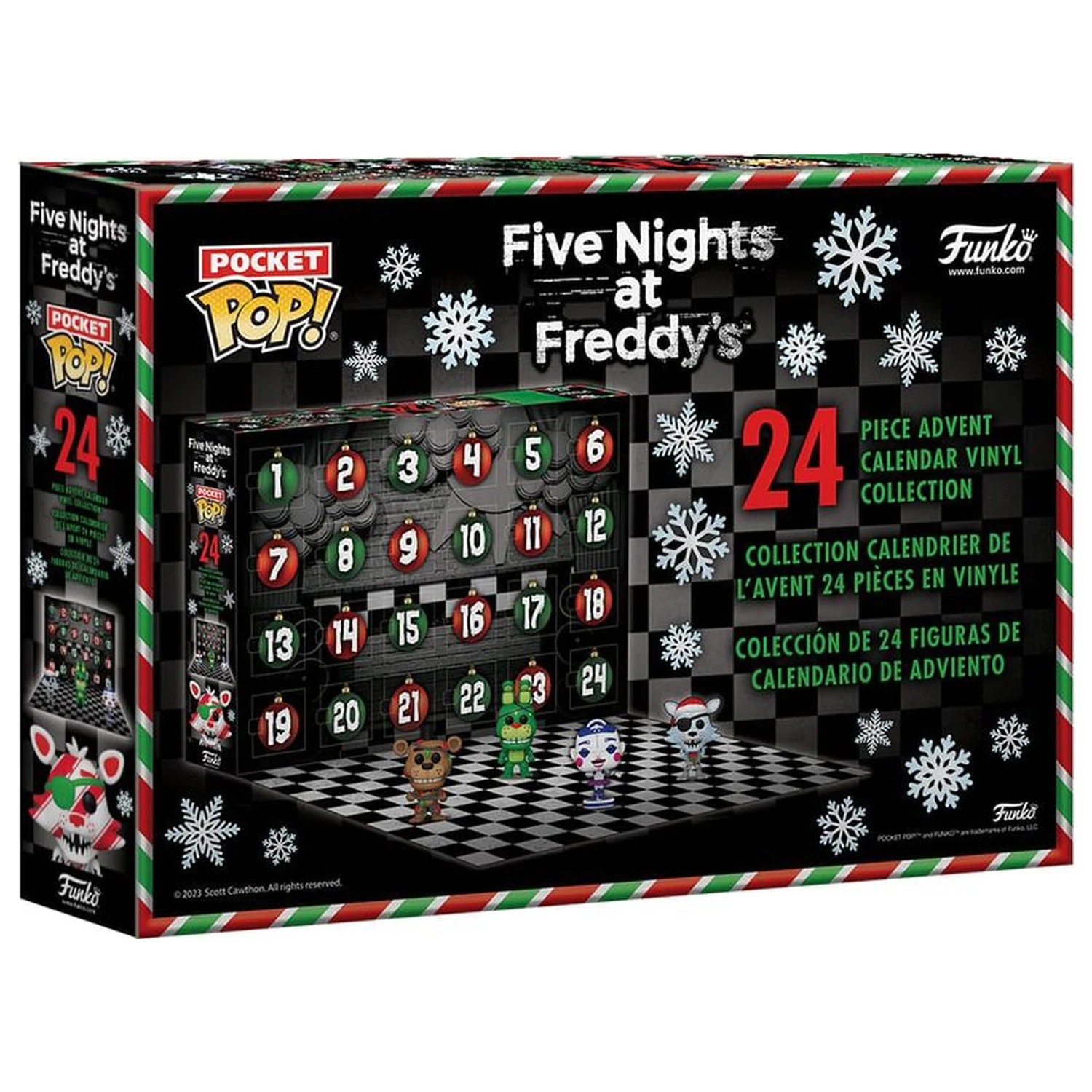 Five Nights at Freddy's Pocket POP! adventný kalendár produktová fotografia
