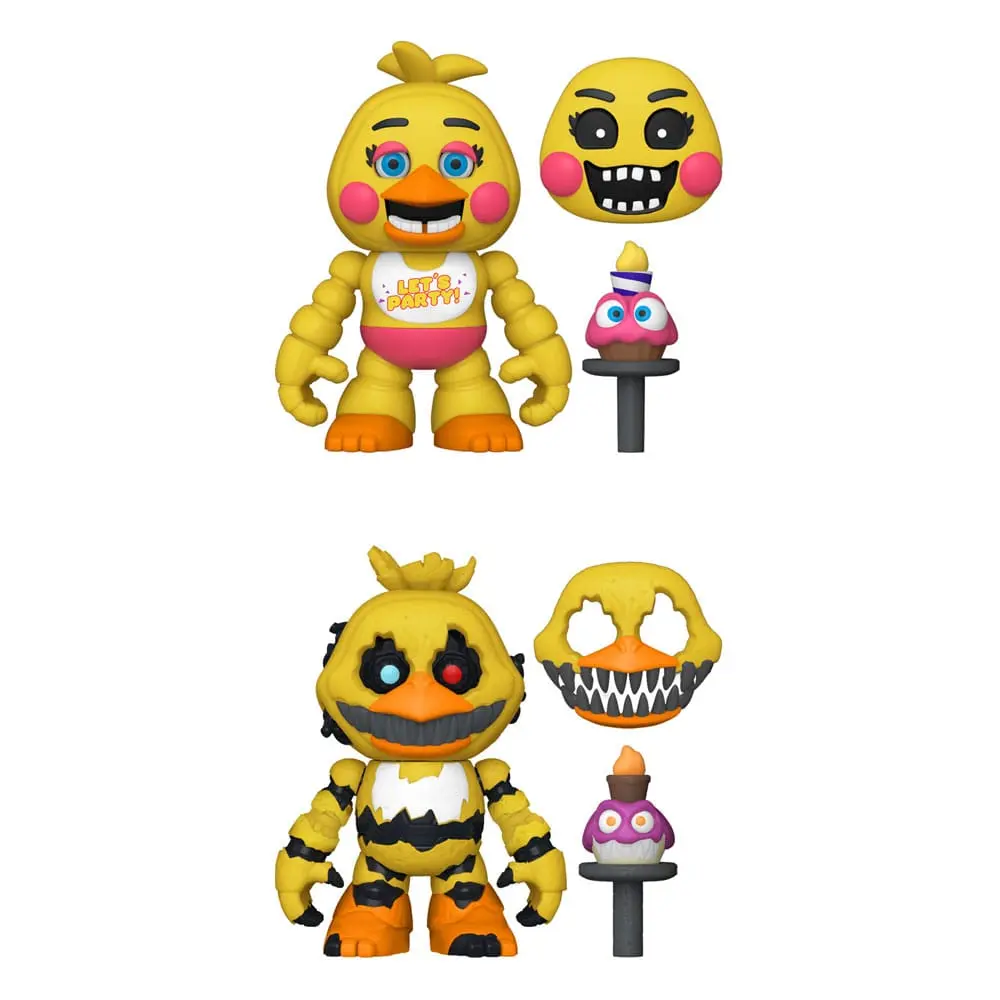 Five Nights at Freddy's Snap Akčné Figúrky Nightmare Chica & Toy Chica 9 cm produktová fotografia