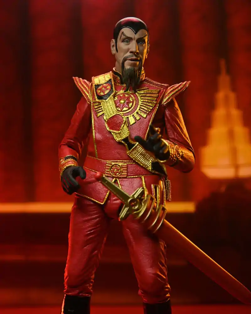 Flash Gordon (1980) Akčná figúrka Ultimate Ming (červená vojenská uniforma) 18 cm termékfotó