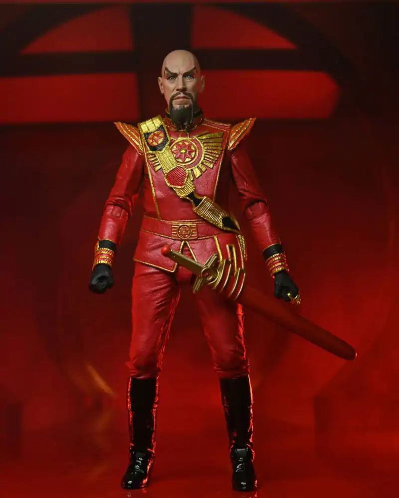 Flash Gordon (1980) Akčná figúrka Ultimate Ming (červená vojenská uniforma) 18 cm termékfotó