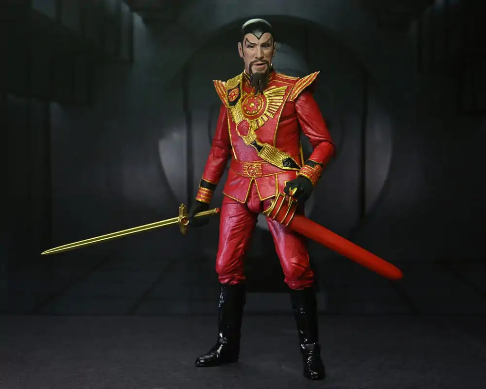 Flash Gordon (1980) Akčná figúrka Ultimate Ming (červená vojenská uniforma) 18 cm termékfotó