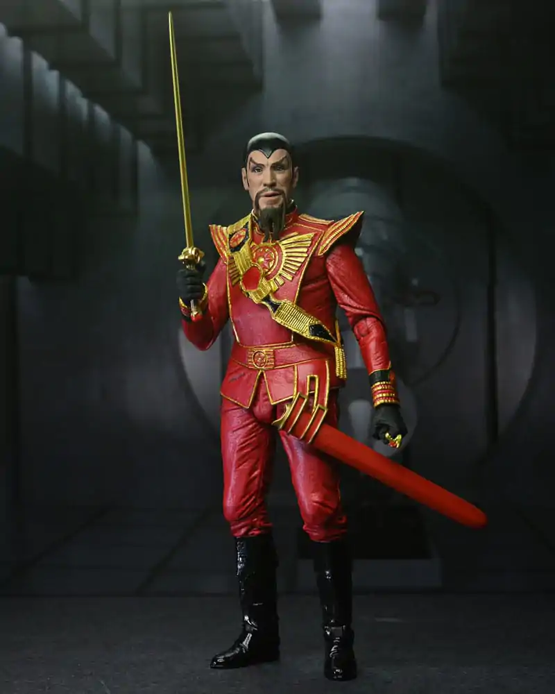 Flash Gordon (1980) Akčná figúrka Ultimate Ming (červená vojenská uniforma) 18 cm termékfotó