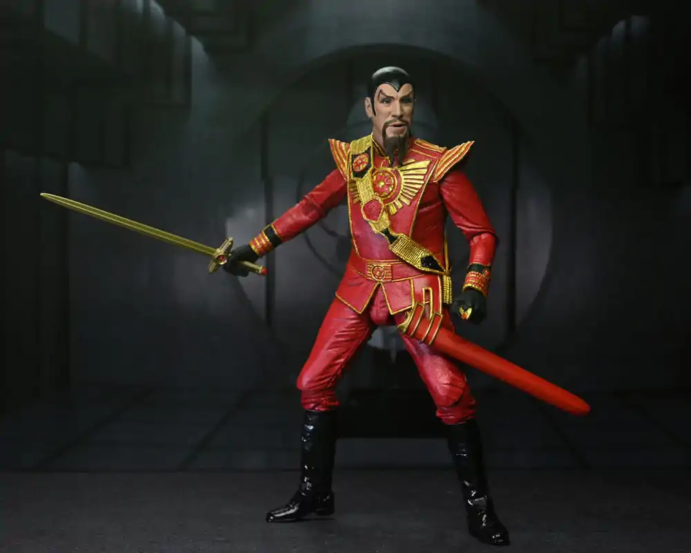 Flash Gordon (1980) Akčná figúrka Ultimate Ming (červená vojenská uniforma) 18 cm termékfotó