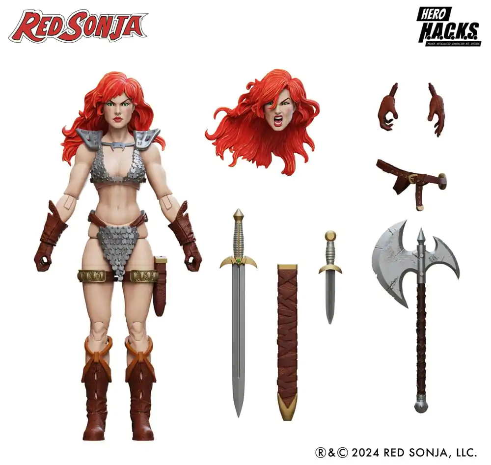 Flash Gordon Hero H.A.C.K.S. Akčná figúrka Red Sonja termékfotó