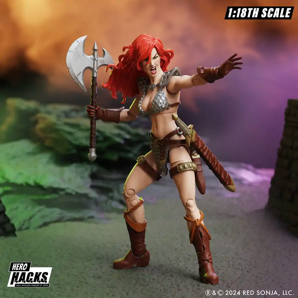 Flash Gordon Hero H.A.C.K.S. Akčná figúrka Red Sonja termékfotó