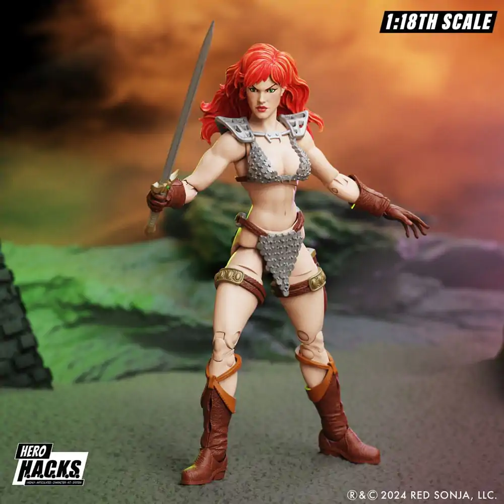 Flash Gordon Hero H.A.C.K.S. Akčná figúrka Red Sonja termékfotó