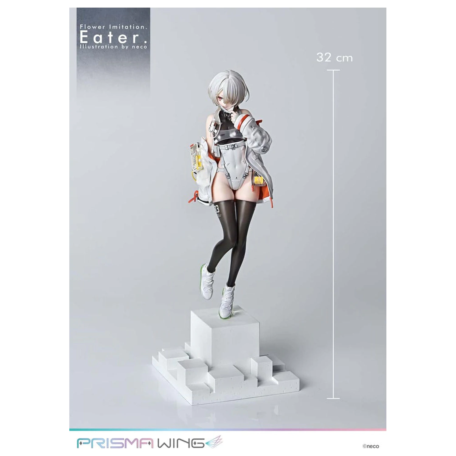 Flower Imitation Prisma Wing PVC Socha 1/7 Eater Illustration by neco 32 cm produktová fotografia