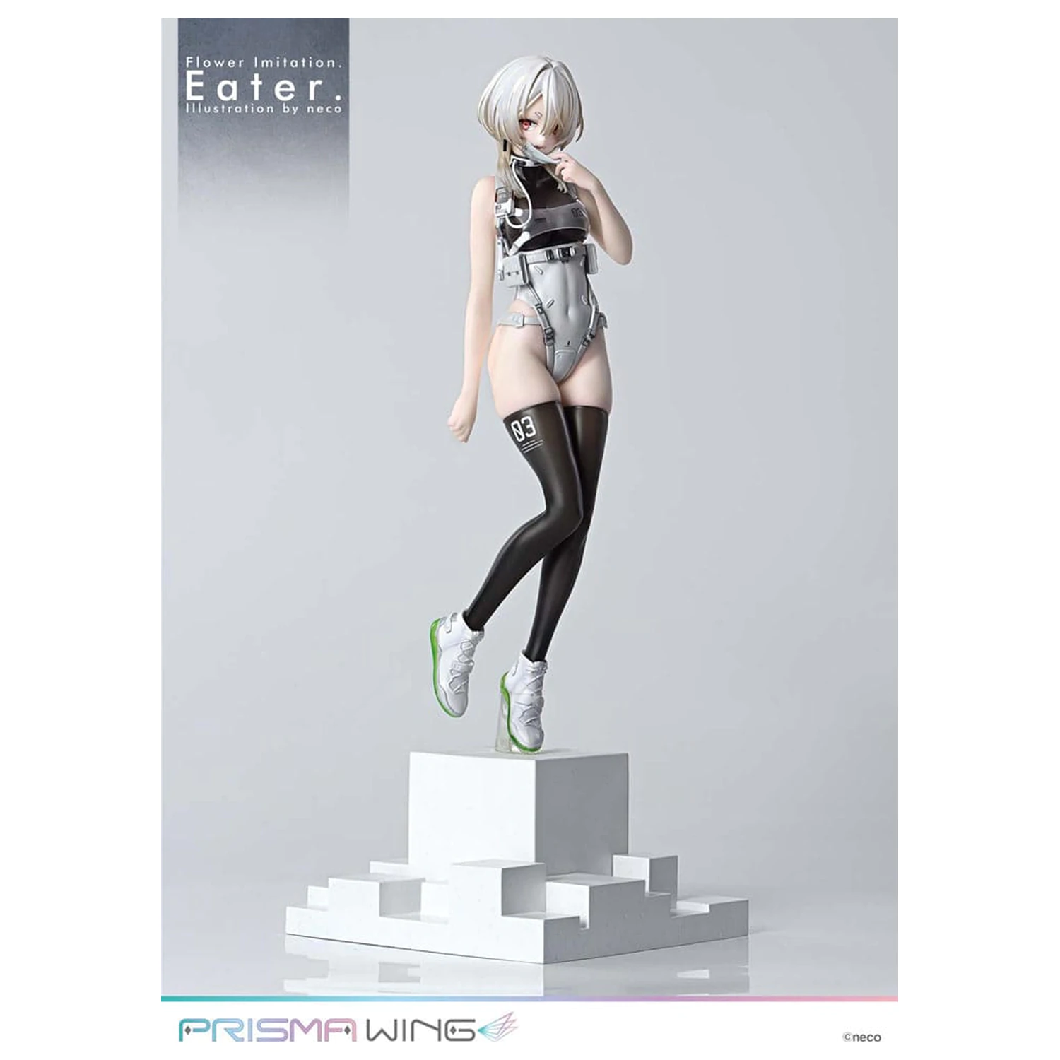 Flower Imitation Prisma Wing PVC Socha 1/7 Eater Illustration by neco 32 cm produktová fotografia