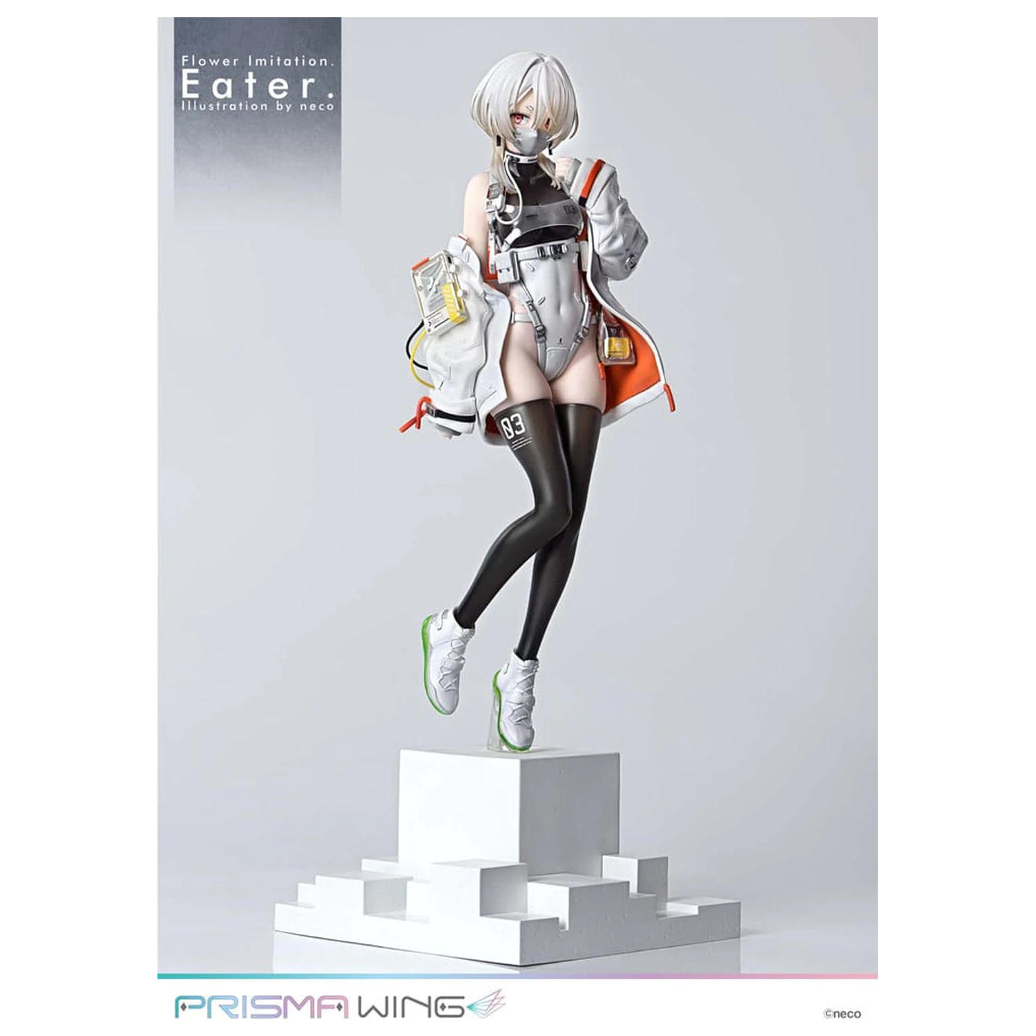 Flower Imitation Prisma Wing PVC Socha 1/7 Eater Illustration by neco 32 cm produktová fotografia