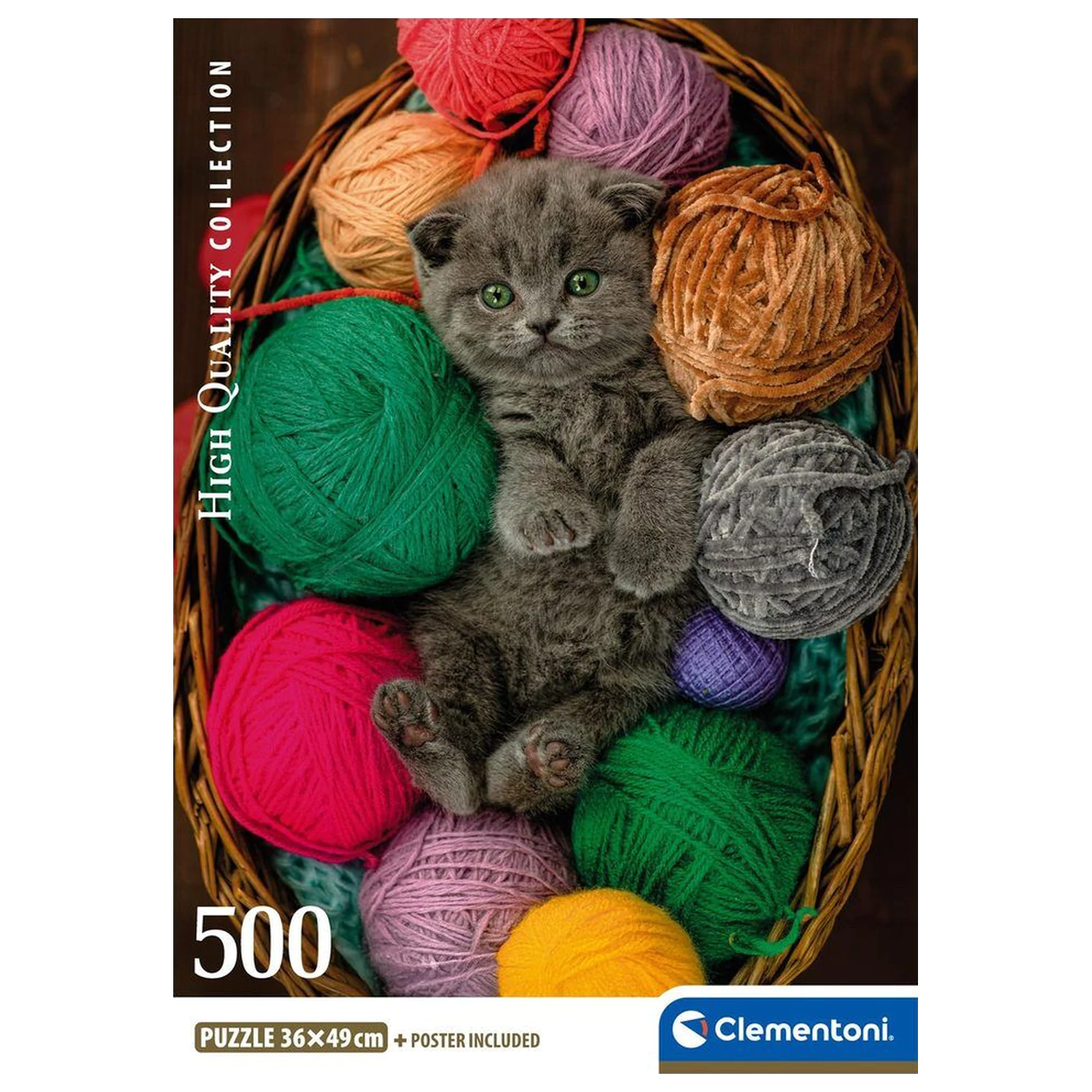 Fluffy Kitten puzzle 500 kusov produktová fotografia