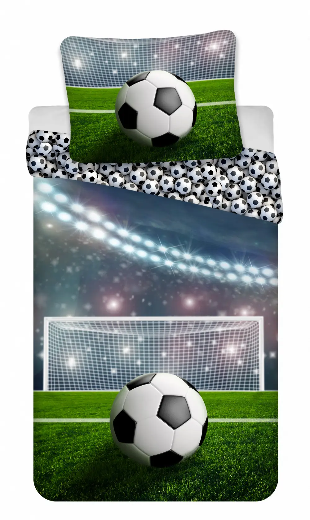 Futbalová obliečka na perinu 140x200cm, 70x90cm mikrovlákno produktová fotografia