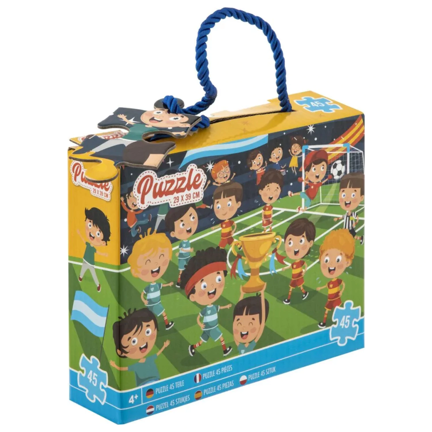 Puzzle futbalové majstrovstvá 45 kúskov produktová fotografia
