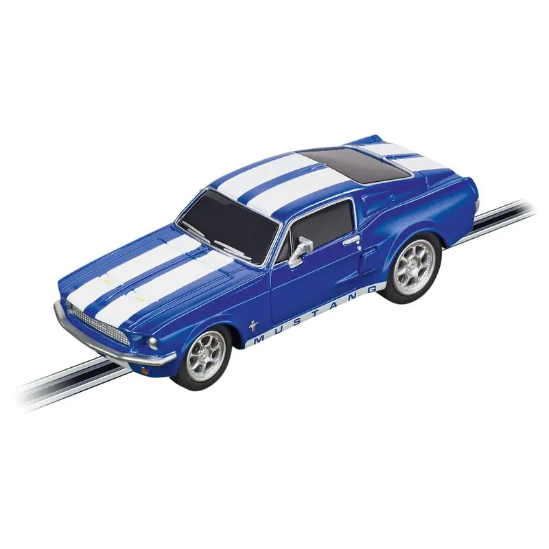 Ford Mustang 67 Racing Blue auto produktová fotografia