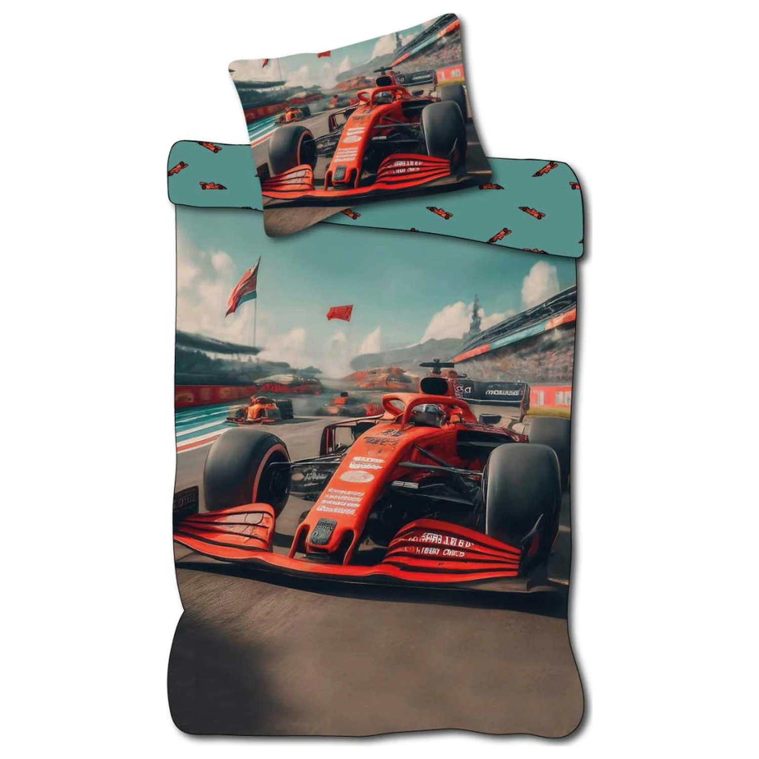 Formula 1 Race Detská / predškolská súprava obliečok na paplón produktová fotografia