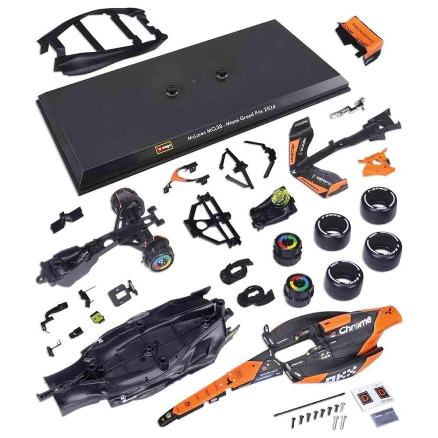 Formula 1 F1 McLaren MCL38 Lando Norris model súprava 1:24 produktová fotografia