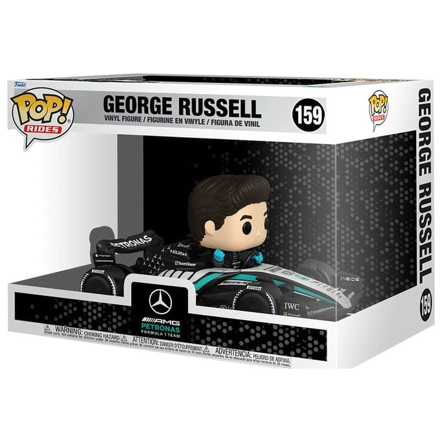 Formula 1 Funko POP! Rides Super Deluxe vinylová figúrka Mercedes Benz - George Russell 15 cm produktová fotografia