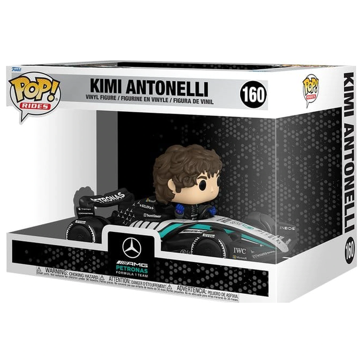 Formula 1 Funko POP! Rides Super Deluxe vinylová figúrka Mercedes Benz - KIMI 15 cm produktová fotografia